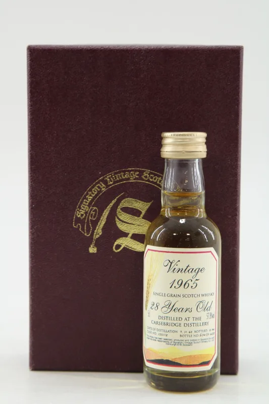 Carsebridge – 28 Years Old - 1965 Signatory Vintage - Miniature