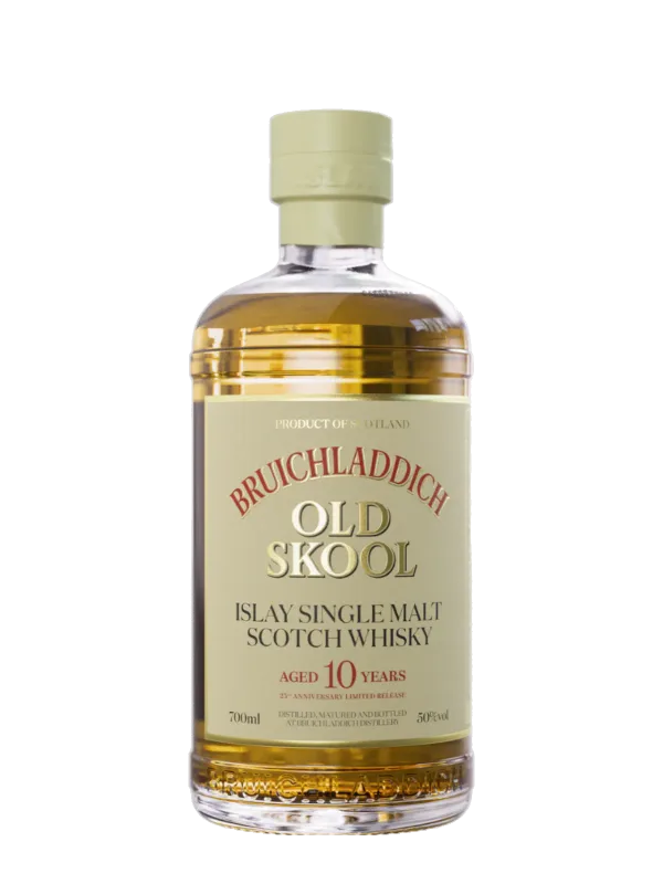 Bruichladdich – Old Skool 10 Year Old Single Malt Scotch Whisky (70cl, 50%)