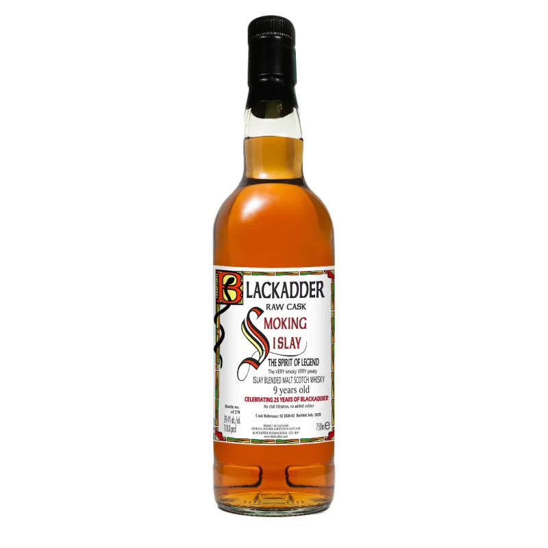 Blackadder Raw Cask Smoking Islay 9 Year Old (70cl, 59.4%)