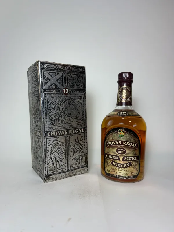 Chivas Regal 12 Year Old Blended Scotch Whisky - Early 1980s