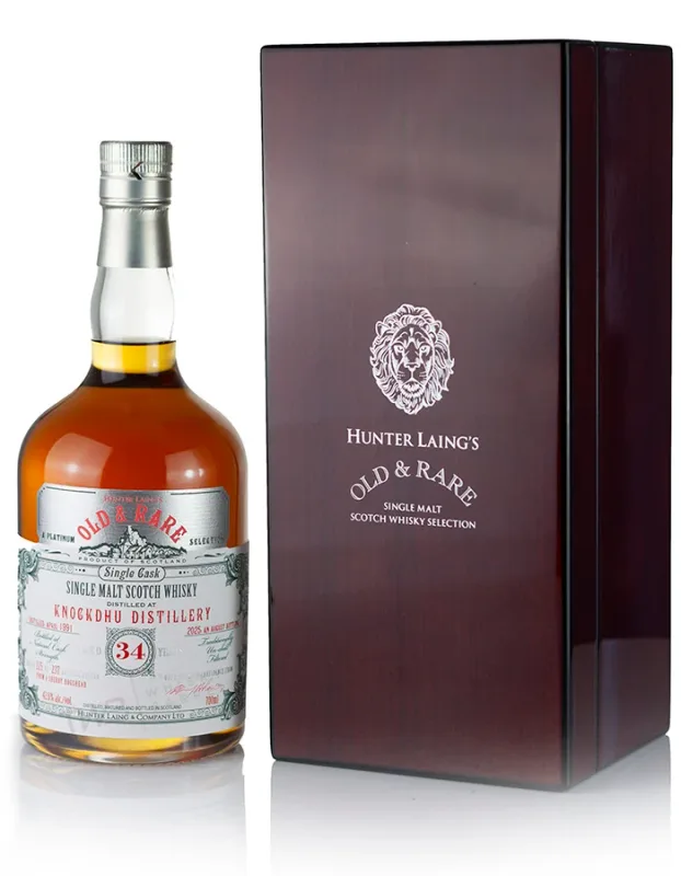 AnCnoc (Knockdhu) 34 Year Old 1991 Old & Rare Platinum