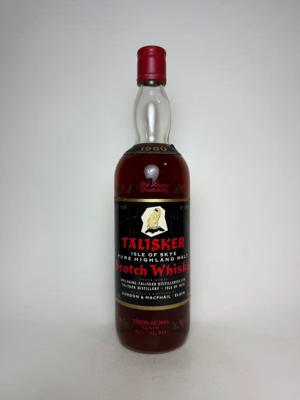 Talisker – Skye Single Malt Scotch Whisky, Distilled 1960, Bottled 1970s