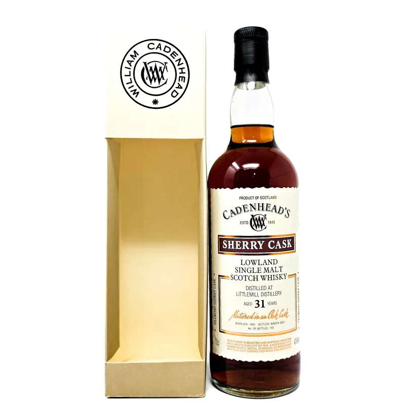 Littlemill – 1991 31 Year Old Cadenhead's Sherry Cask
