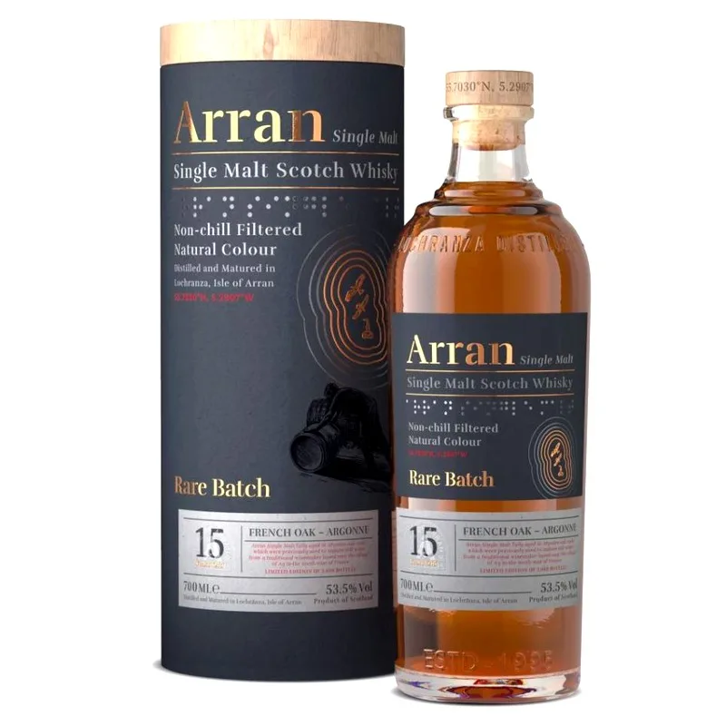 Arran – 15 Years Rare Batch French Oak Argonne Cask Strength (70cl)
