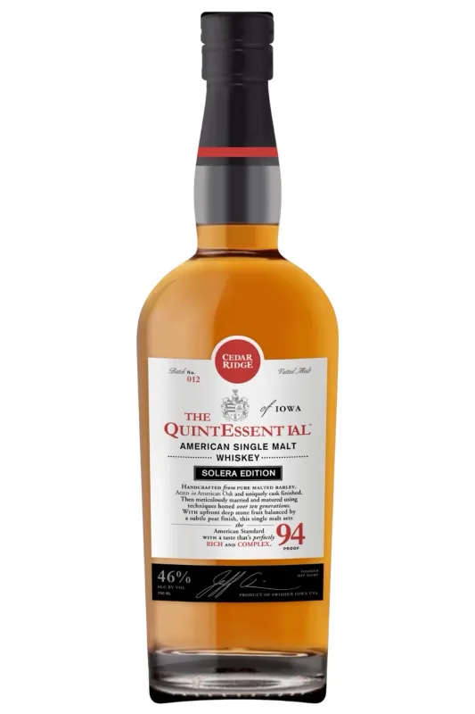 Cedar Ridge – The QuintEssential American Single Malt Whiskey