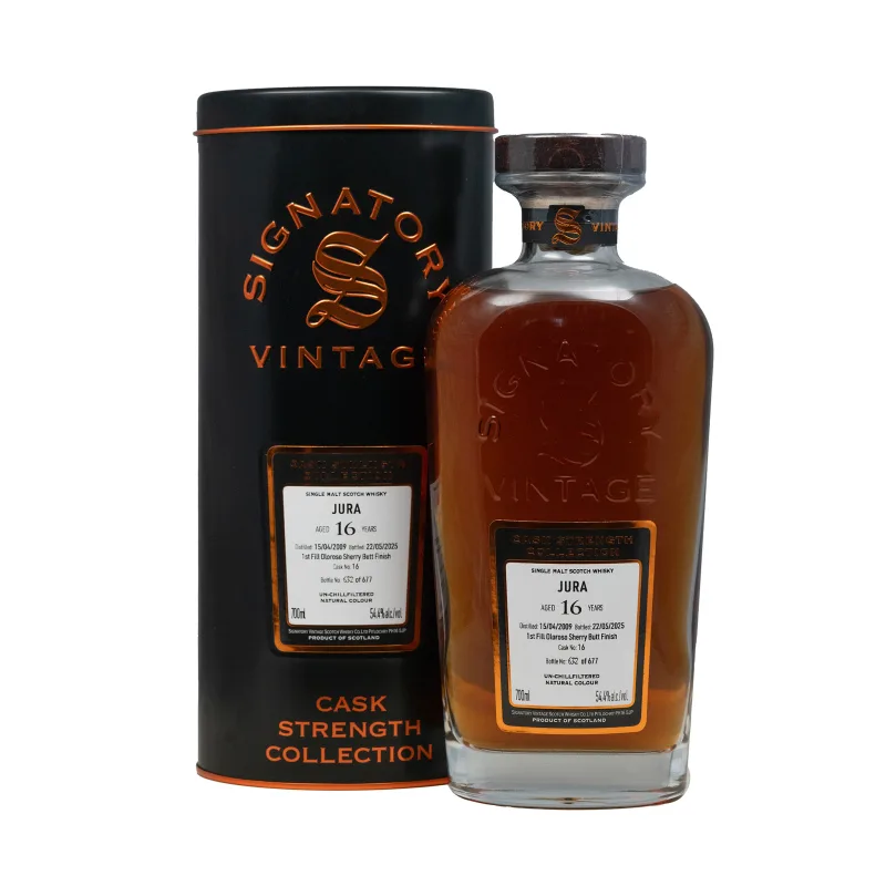 Jura – 2009 16 Year Old First Fill Oloroso Sherry Butt Finish Cask #16