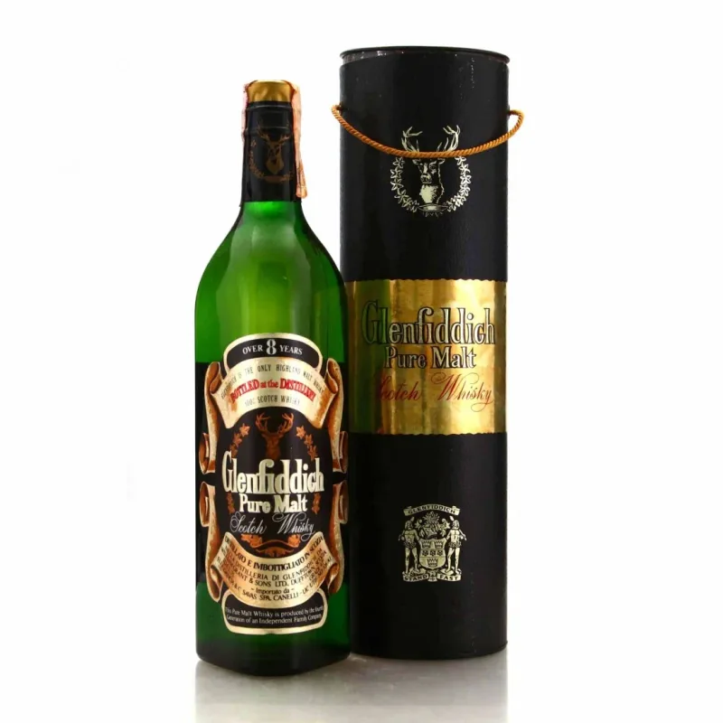 Glenfiddich 8 Year Old Pure Malt Scotch Whisky - 1970s
