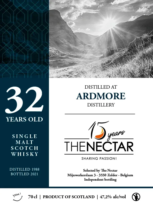 Ardmore – 1988 32 Year Old The Nectar of the Daily Drams (70cl, 47.2%)