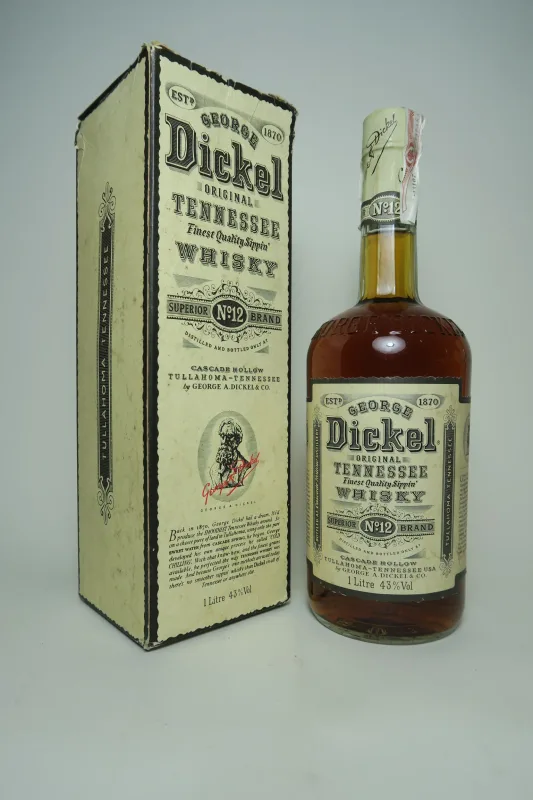George Dickel – Superior No. 12 Brand Tennessee Sour Mash Whisky Bottled 1992