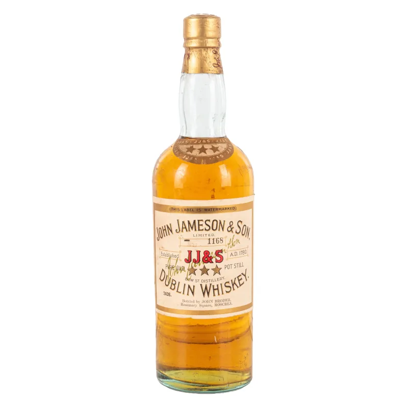 John Jameson & Son Pure Old Pot Still Dublin Whiskey 1950s