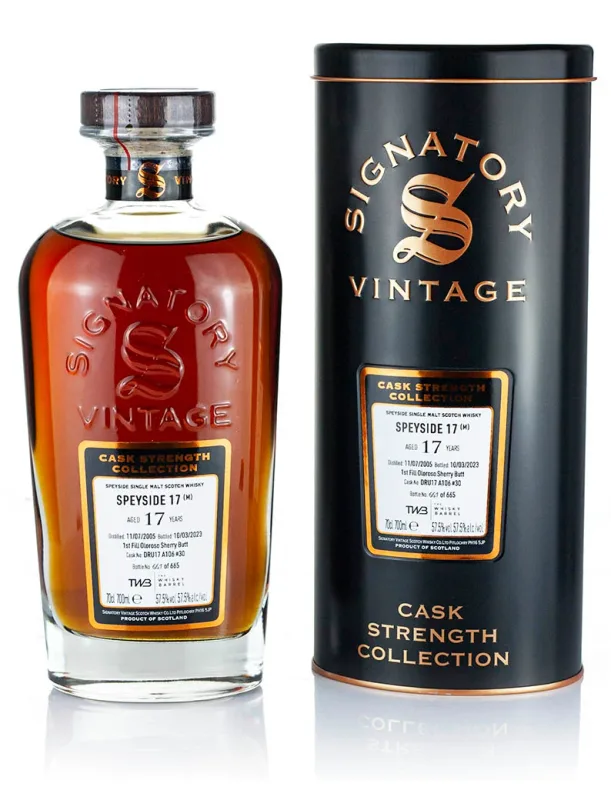 Mystery Malt (Speyside M) 17 Year Old 2005 Signatory Cask Strength