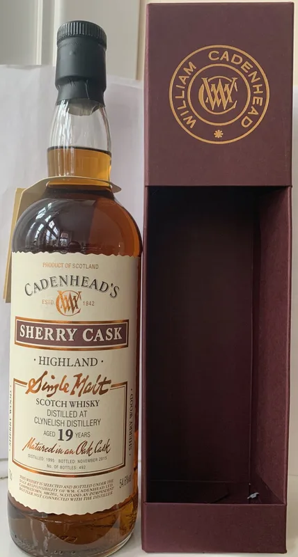 Clynelish – 19 Year Old 1995 Sherry Wood Cask