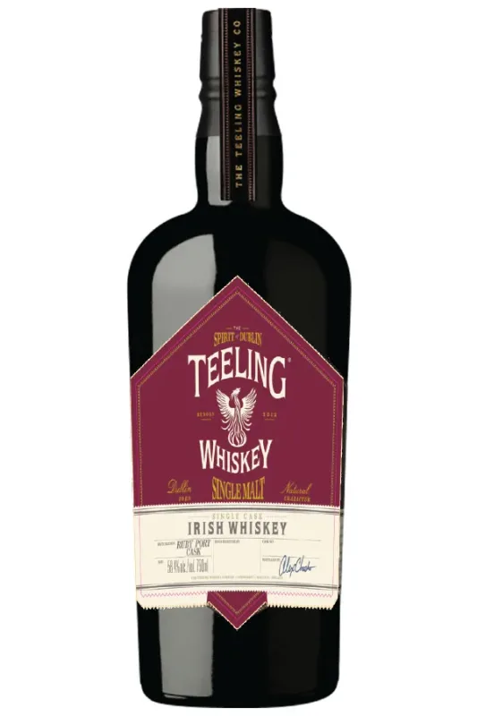 Teeling – Single Malt Single Cask Ruby Port Finish (75cl, 58.4%)