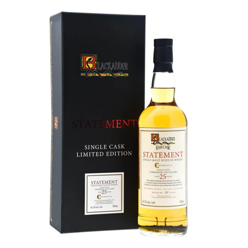 Ledaig 25 Year Old 1997 Blackadder Raw Cask Single Bourbon Hogshead #800034 Statement Edition #59