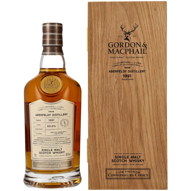 Aberfeldy 31 Year Old 1991/2022 Connoisseurs Choice Cask Strength - Gordon & MacPhail