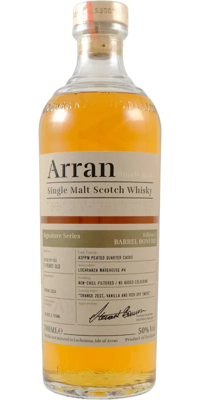 Arran – Barrel Bonfire 11 Year Old The Signature Series Edition 2 (70cl, 50%)