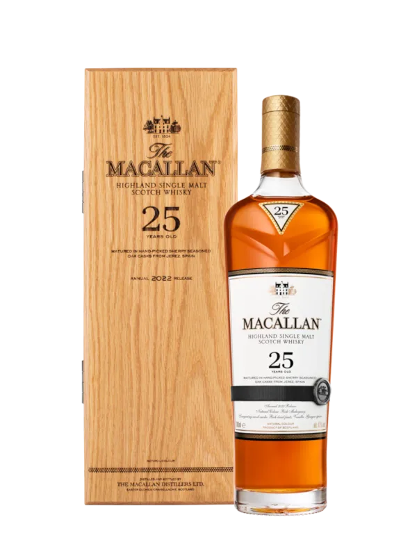 The Macallan – 25 Year Old 2022 Release (70cl, 43%)