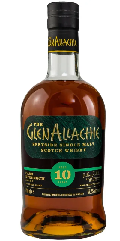 Glenallachie – 10 Year Old Cask Strength Batch 8 (70cl, 57.2%)