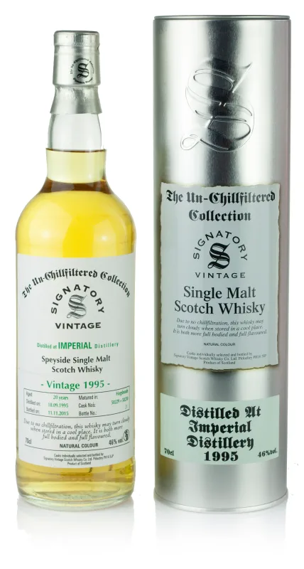 Imperial – 20 Year Old 1995 Signatory Un-Chillfiltered