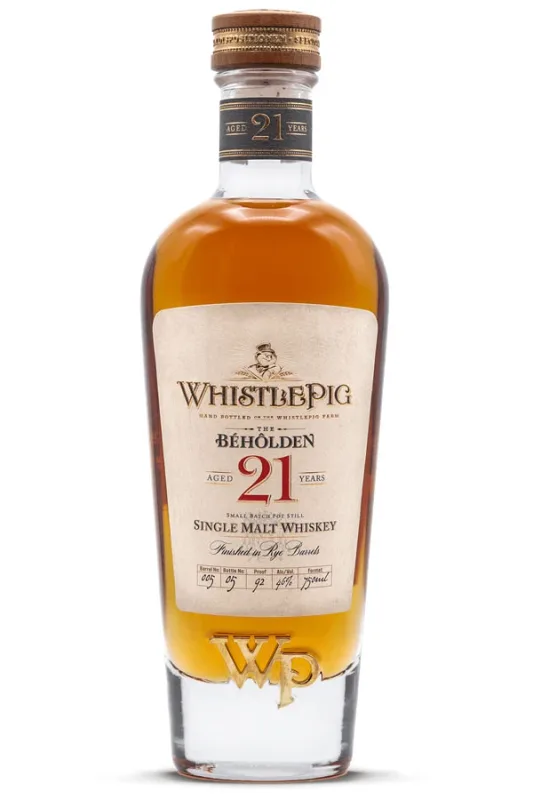 WhistlePig Beholden 21 Year Single Malt