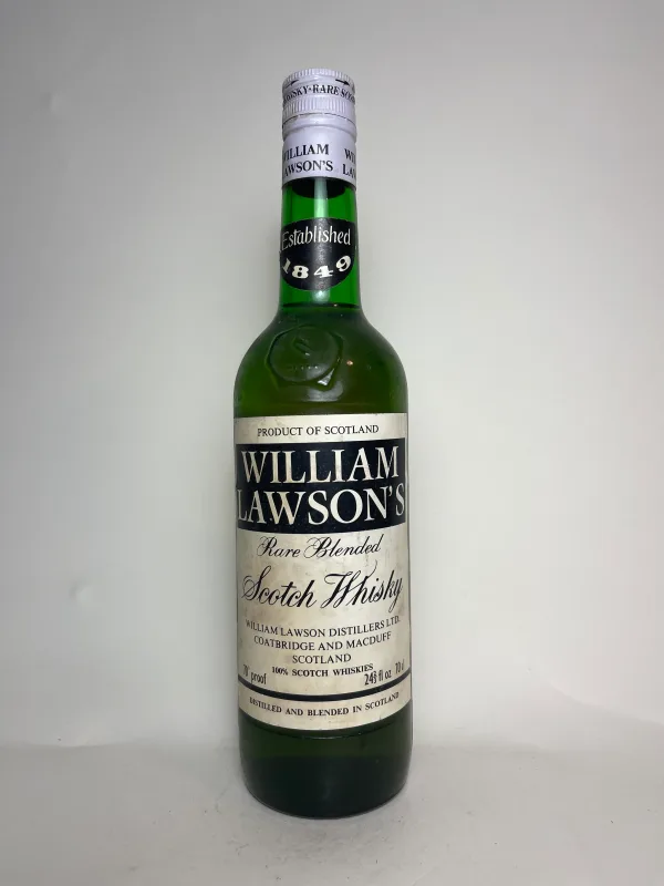 William Lawson's Rare Blended Scotch Whisky 1970s