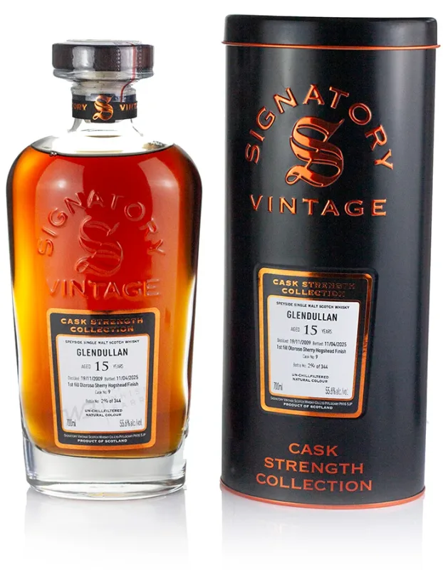 Glendullan – 15 Year Old 2009 Signatory Cask Strength
