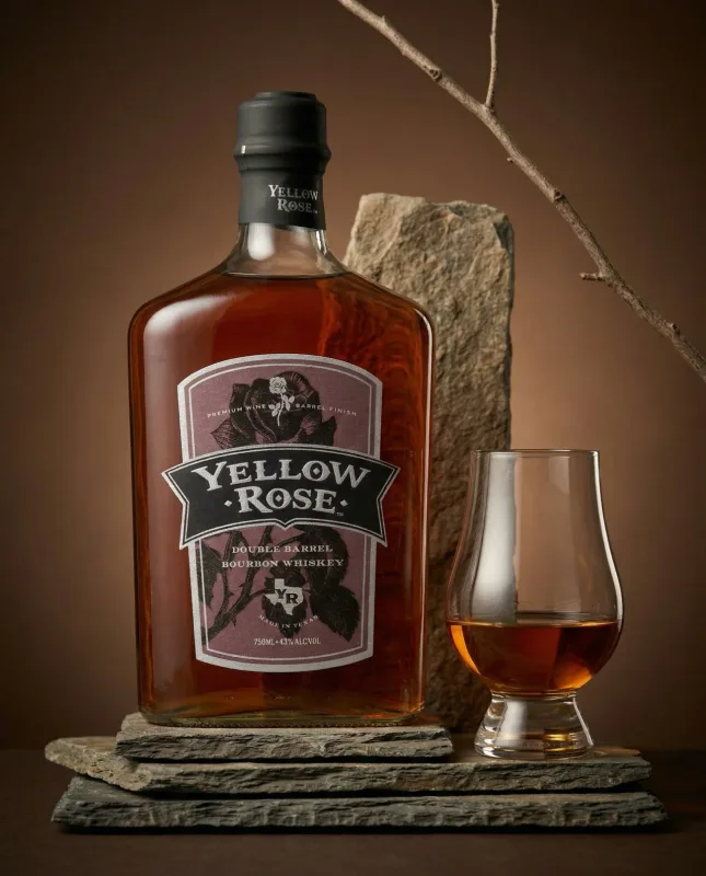 Yellow Rose Double Barrel Bourbon (70cl, 43%)