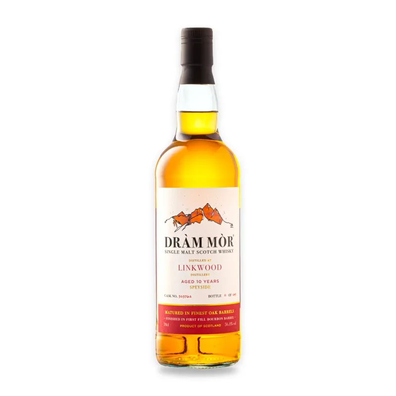 Dràm Mòr Linkwood 10 Year Old Bourbon Barrel