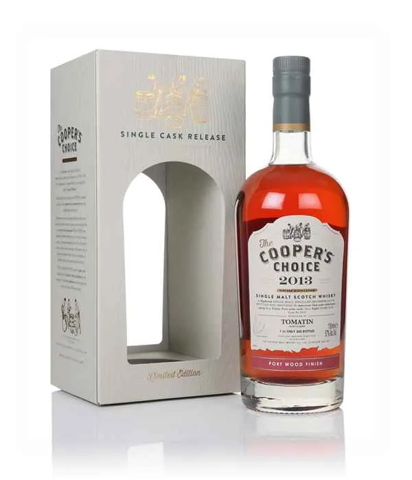 Tomatin – 2013-2022 8 Years Port Wood Cooper's Choice (70cl, 53%)