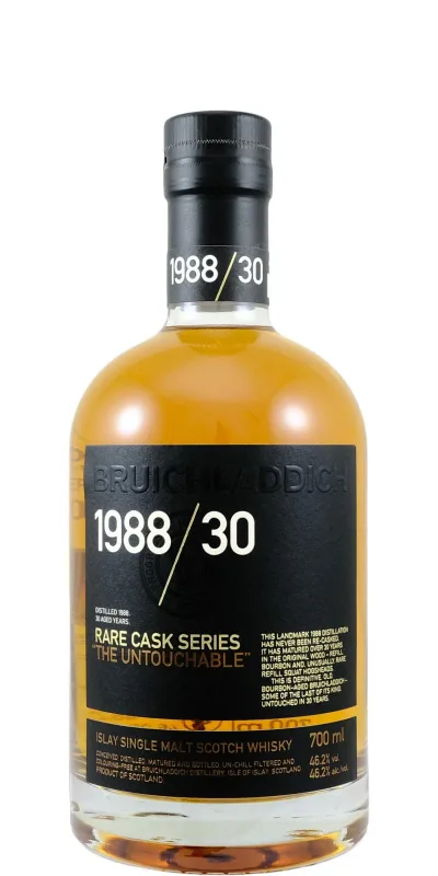 Bruichladdich – 1988 30 Year Old Rare Cask Series The Untouchable (70cl, 46.2%)