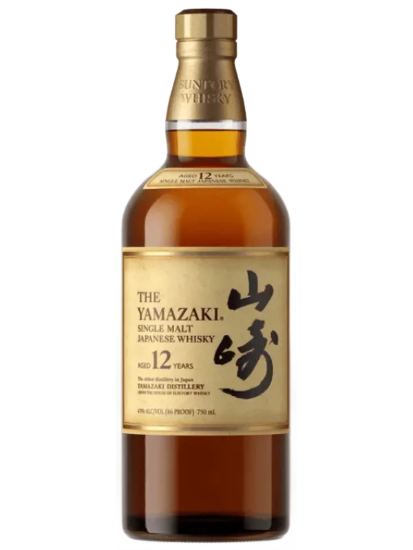 Yamazaki – 12 Year Old Single Malt Japanese Whisky (70cl, 43%)