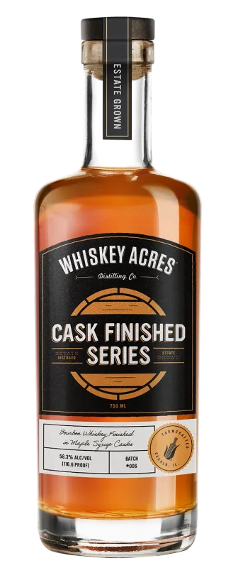 Whiskey Acres Maple Cask Barrel Strength Bourbon