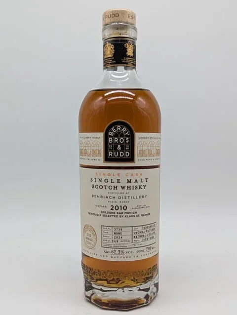 Benriach – 2010 Goldene Bar Munich Berry Bros. & Rudd
