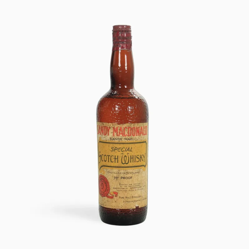 Macdonald Greenlees' Sandy Macdonald (Sandy Mac) Special Blended Scotch Whisky, 1950s