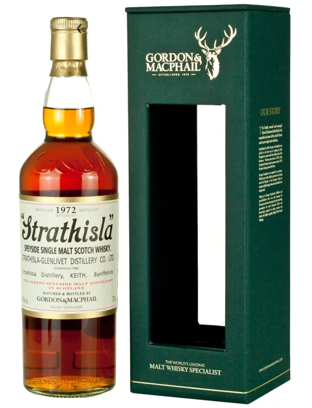 Strathisla – 40 Year Old 1972 Gordon & MacPhail (43%)