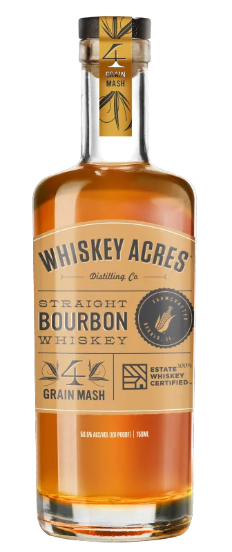 Whiskey Acres 101 Proof Four Grain Bourbon