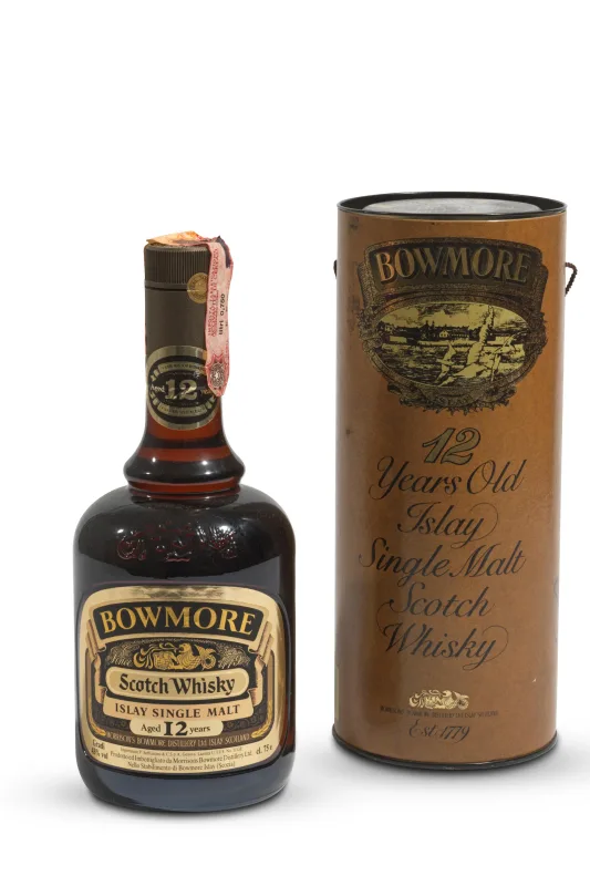 Morrison's Bowmore 12 Year Old Islay Single Malt Whisky - 1980s