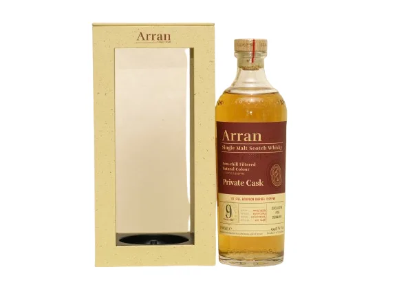 Arran – 2015/2025 9 Year Old Private Cask 3559 Peated 50ppm Exclusively for Denmark