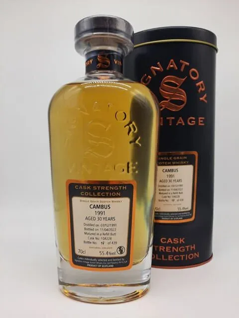 Cambus – 1991 Signatory Cask Strength Collection