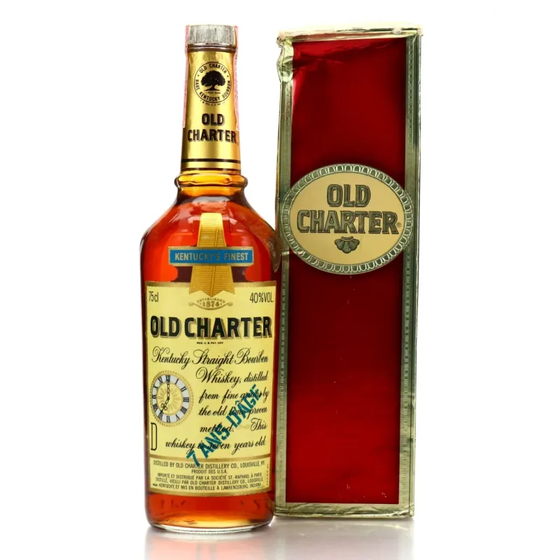Old Charter 7 Year Old Kentucky Straight Bourbon Whiskey - Bottled Post-1983