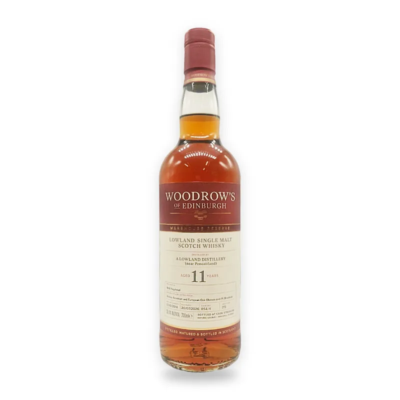 Lowland Distillery near Pencaitland 11 Year Old Woodrow's of Edinburgh