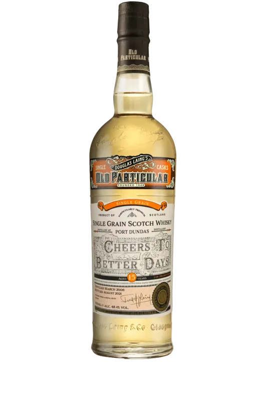 Old Particular Port Dundas 15 Years Old Cheers To Better Days