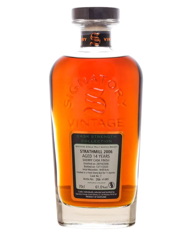 Strathmill – 14 Years Old Signatory Vintage Cask Strength Collection 2006