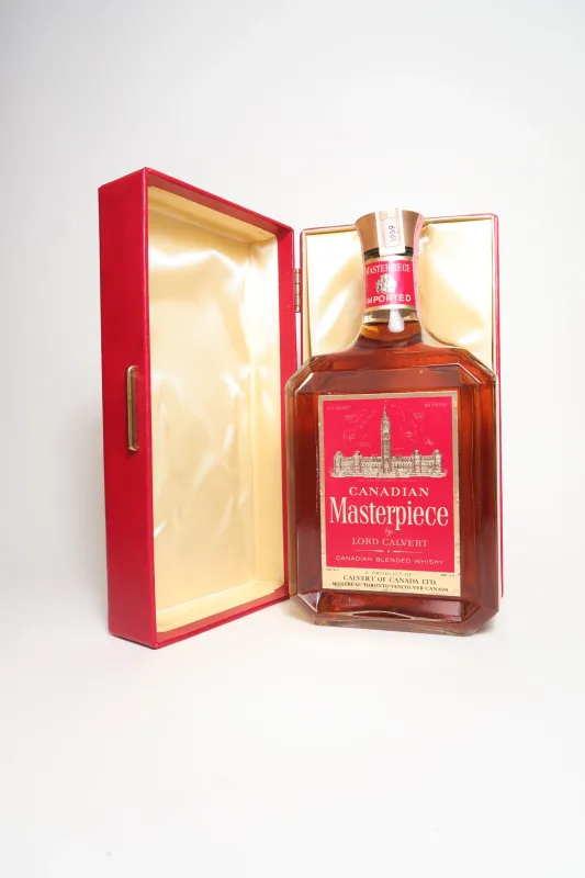 Lord Calvert Canadian Masterpiece Canadian Blended Whisky - Distilled 1959