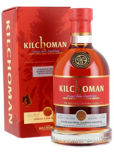 Kilchoman – 8 Year Old 2013 Sherry Hogshead French Exclusive (70cl, 58%)