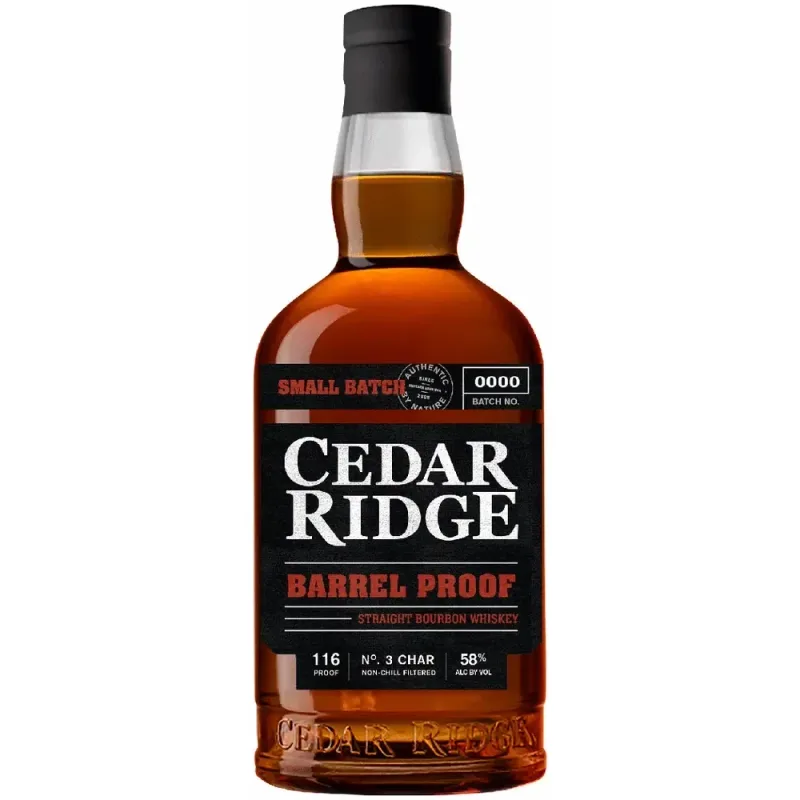 Cedar Ridge Barrel Proof Bourbon (75cl, 58%)