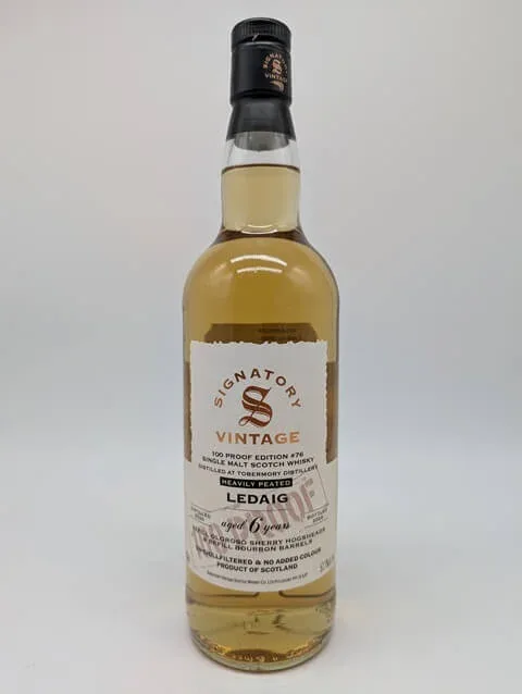 Ledaig 2020 Signatory 100 Proof #76