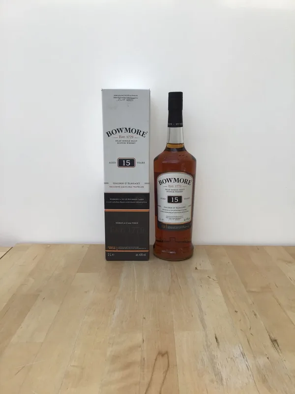 Bowmore – 15 Years Golden & Elegant (1L, 43%)