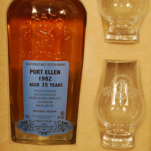 Port Ellen – 35 Year Old 1982 Signatory Vintage 30th Anniversary