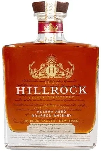 Hillrock Solera Aged Bourbon Whiskey PX Cask Finish